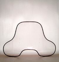 Универсальное ветровое стекло direction2 atv w-45 flex (wsa1100)