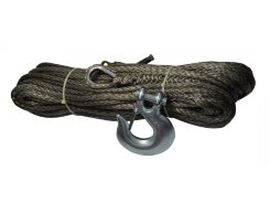 трос для лебедки professional 6,3мм х 15м, с крюком