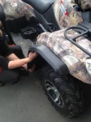 Расширители  арок для квадроцикла CF moto 500 A  (basic)