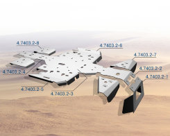 Защита днища для квадроцикла Polaris 400/500/800 Forest