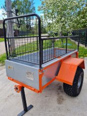 Прицеп для квадроцикла ATV 300 (одноосный, двухколесный) с бортами