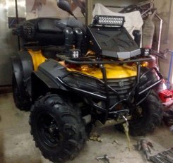 Передний бампер для квадроциклов сf moto x5/х6 арт2