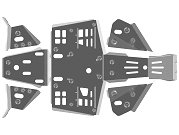 Защита днища для квадроцикла Honda TRX 420