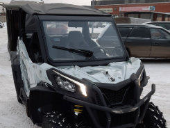 Стекло ветровое с омывателем и очистителем для BRP CAN AM MAVERICK,  SPORT и  TRAIL