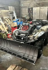 снегоотвал для квадроцикла atv iron бысторосъем