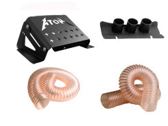 Вынос радиатора с шноркелями  Yamaha Grizzly 550/700