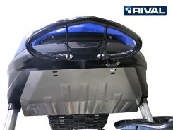 Защита днища снегохода + комплект крепежа Stels Росомаха S800 (2014-) / Stels Viking S600 (2015-)