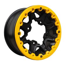 Пластина дисковая на колесо желтый YELLOW REINFORCEMENT DISC. XXC BLACK