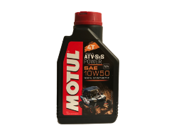 Моторное масло 100%синтетика motul atv-sxs power 4t 10w50   (1 литр)