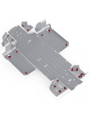 Комплект защит днища Rival для Honda UTV Pioneer 1000 2015-