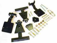 Комплект кронштейнов крепления гусениц для ATV ( сварные рычаги, Leopard)