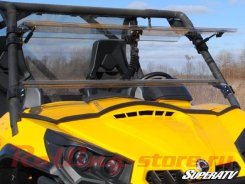 Стекло лобовое откидное для can-am maverick