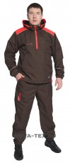Костюм мембранный «шторм» (ткань: нейлон, цвет: коричнево-красный) payer