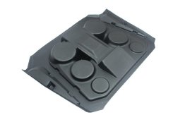 Крыша пластиковая RZR 800/900 в сборе (Акустика MARINEMAXX + усилитель + приемник)